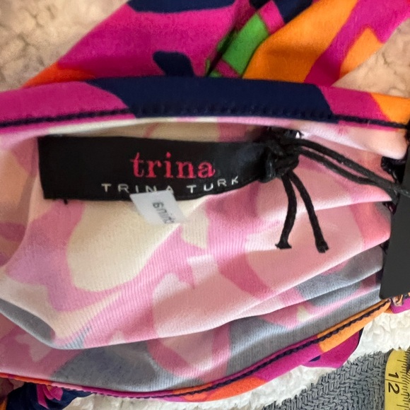 Trina Turk Floral Halter Dress Size S NWT - Picture 8 of 10